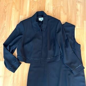 Yves Cossette Depeche Mode Black Dress with Matching Jacket